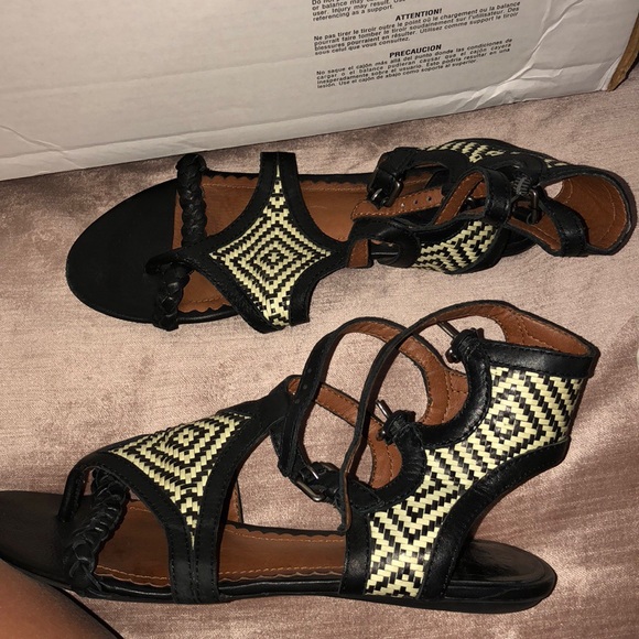 Lace-up strappy tribal sandals from Lucky Brand - Picture 2 of 2